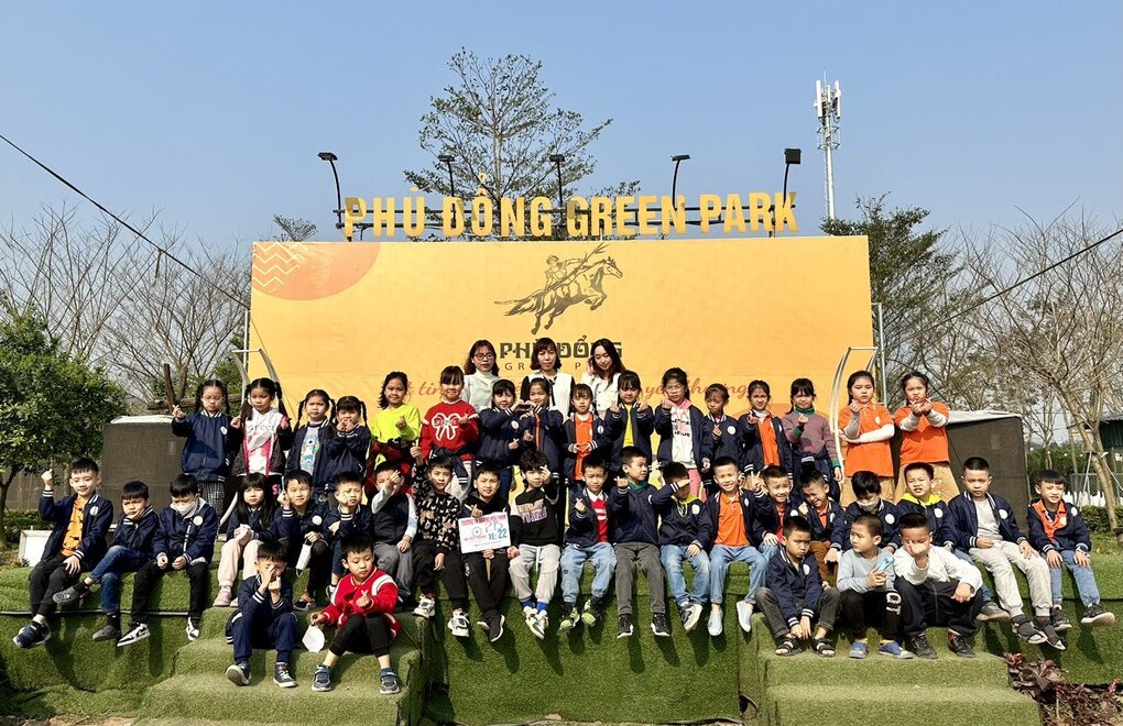 Green Park Phù Đổng - chuyến tham quan trải nghiệm thú vị của học sinh trường Tiểu học Hoàng Hoa Thám – Ba Đình – Hà Nội