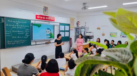 Phòng Giáo dục và đào tạo quận Ba Đình tổ chức thành công chuyên đề môn Tiếng Việt lớp 4 chương trình GDPT 2018